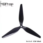 HQProp MacroQuad 3-Blades Propellers 9X5X3(CW CCW) Black-Glass Fiber Reinforced Nylon For RC Drone DIY Parts